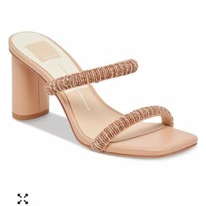 Dolce Vita Nolah Beaded Block-Heel Dress Sandals